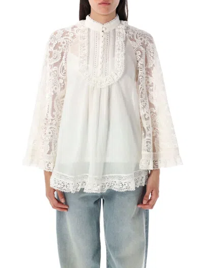 Zimmermann Ascension Lace Yok Tunic
