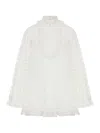 ZIMMERMANN ASCENSION LACE YOKE RAMIE TUNIC