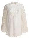 Zimmermann Ascension Lace Detail Tunic In White