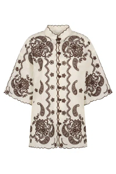 Zimmermann Ascension Linen Shirt