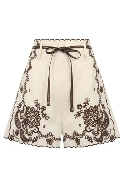 ZIMMERMANN ZIMMERMANN ASCENSION LINEN TROUSERS