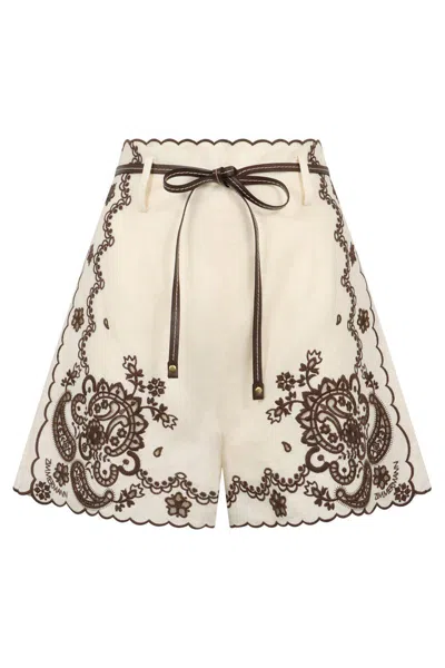 ZIMMERMANN ZIMMERMANN ASCENSION LINEN TROUSERS