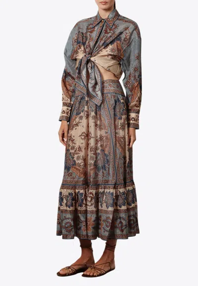 ZIMMERMANN ASCENSION MANSTYLE PRINTED SHIRT