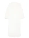 Zimmermann Ascension Lace Trim Tie Waist Midi Dress In White