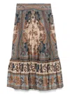 ZIMMERMANN ASCENSION MIDI SKIRT