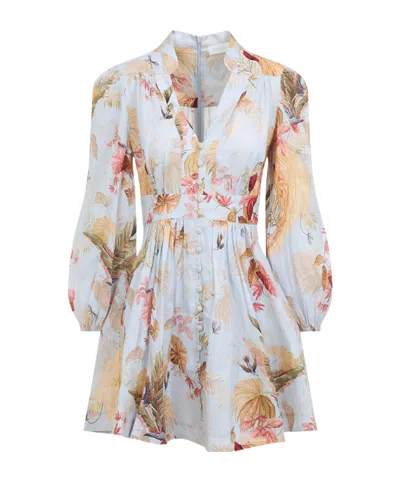 Zimmermann "ascension" Dress In Multi