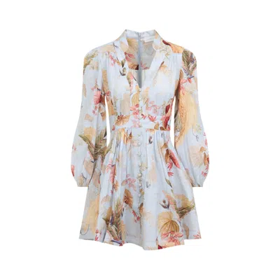 Zimmermann Ascension Plunge Mini Dress