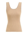 Zimmermann Ascension Scallop Ribbed Stretch-jersey Tank