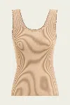 Zimmermann Ascension Scallop Ribbed Stretch-jersey Tank