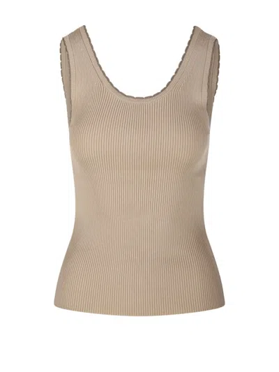 Zimmermann Ascension Scallop Scoop Tank Top