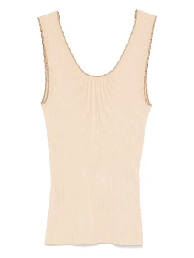 Zimmermann Ascension Scallop Tank Top