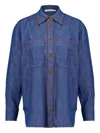 Zimmermann Ascension Shirt In Blue