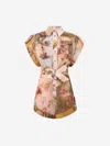 Zimmermann Ascension Floral-print Linen Playsuit