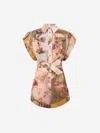 Zimmermann Ascension Floral-print Linen Playsuit