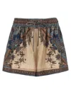 Zimmermann 'ascension' Shorts In Brown