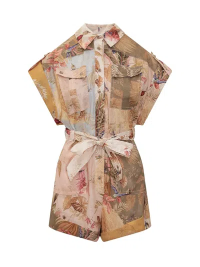 Zimmermann Ascension Suit In Brown