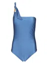 Zimmermann Ascension One-piece Swimsuit In Blue