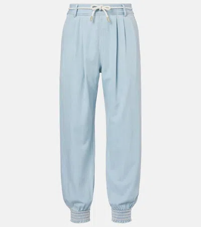 Zimmermann Ascension Tapered Jeans In Blue