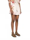 Zimmermann Ascension Linen Tuck Shorts In Neutral