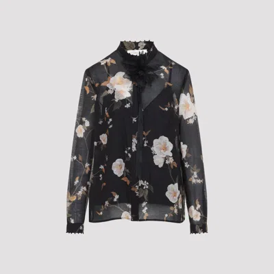 Zimmermann Ascent Embellished Mini Body Shirt In Black