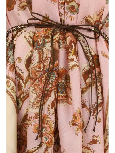 Zimmermann Aster Billow Dress In Multi