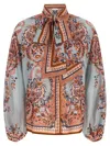 Zimmermann Aster Blouse In Blue