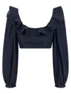 Zimmermann Aster Blouse In Navy