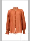 Zimmermann Aster Blouse In Orange