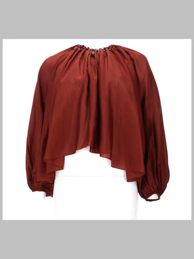 Zimmermann Aster Blouse In Red