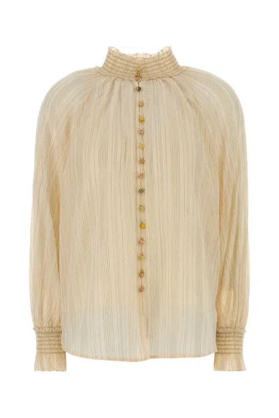 Zimmermann Aster Blouse In Nude