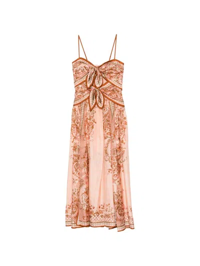 Zimmermann Aster Dress In Pink