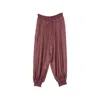 Zimmermann Womens Musk Aster Harem Silk Trousers Xs In Purple