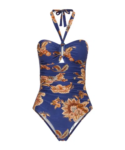 ZIMMERMANN ASTER FLORAL-PRINT SWIMSUIT