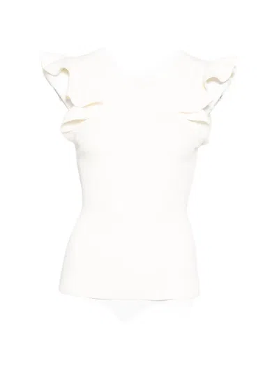 Zimmermann Aster Frill Racer Tank In Neutral
