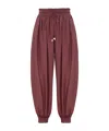 Zimmermann Womens Musk Aster Harem Silk Trousers Xs In Brown