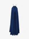 Zimmermann Womens Dark Cobalt Aster Gathered-bead Silk Maxi Dress In Multi
