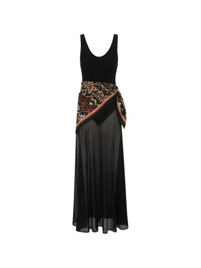Zimmermann Aster Maxi Dress In Black