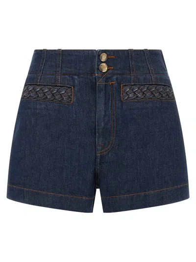 Zimmermann Aster Shorts In Blue