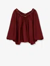 Zimmermann Blouse Aster With Ruffles And Beads In Multi