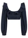 Zimmermann Aster Ruffled Top In Multi