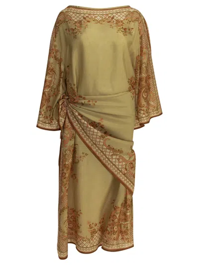Zimmermann Aster Tunic Midi Dress In Multi