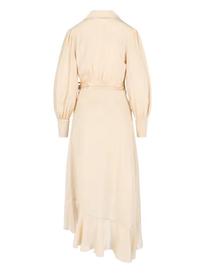 ZIMMERMANN ASYMMETRICAL MIDI DRESS