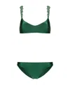 Zimmermann August Diamond Bikini In Green