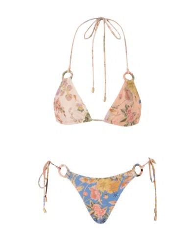 Zimmermann August Spliced Bikini In Nude | ModeSens