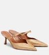 Zimmermann Aura 65 Glitter Mules In Gold