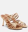 Zimmermann Aura 85 Leather Mules In Gold
