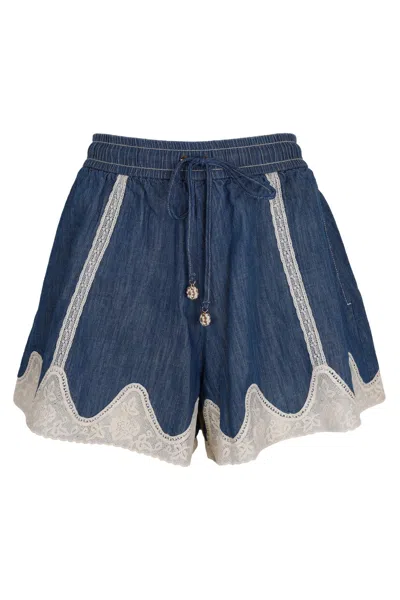 ZIMMERMANN AWAKEN DENIM SHORT