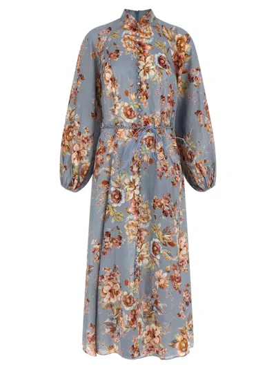 Zimmermann 'awaken' Dress In Blue