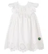 Zimmermann Awaken Embroidered Scalloped Cotton Dress In White
