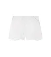 Zimmermann Awaken Embroidered Scalloped Cotton Shorts In White